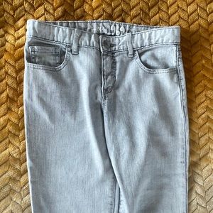 Gap super skinny light gray jeans